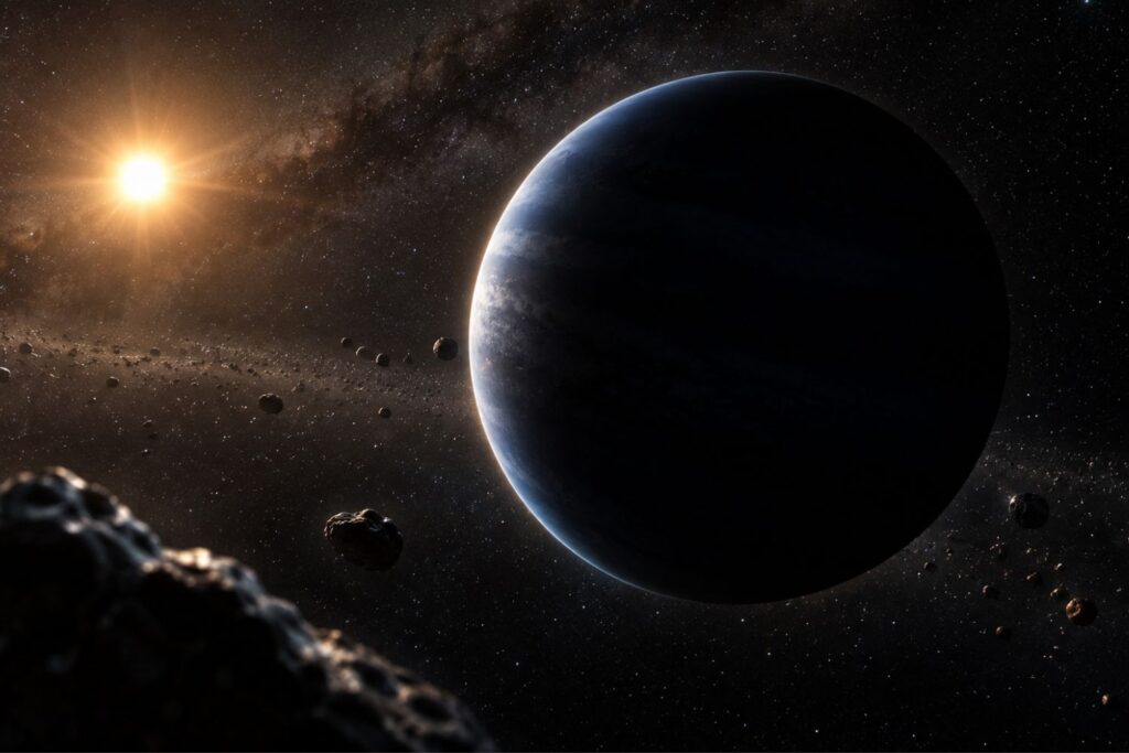 Um planeta maior que a Terra pode estar escondido no Sistema Solar