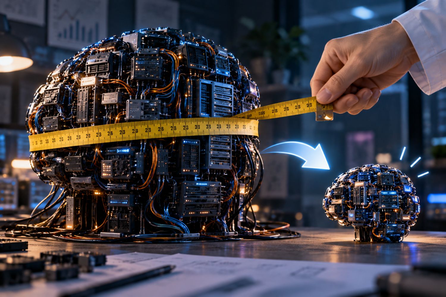 Uma tecnologia promete retirar até 97% do peso de uma IA sem destruir sua inteligência