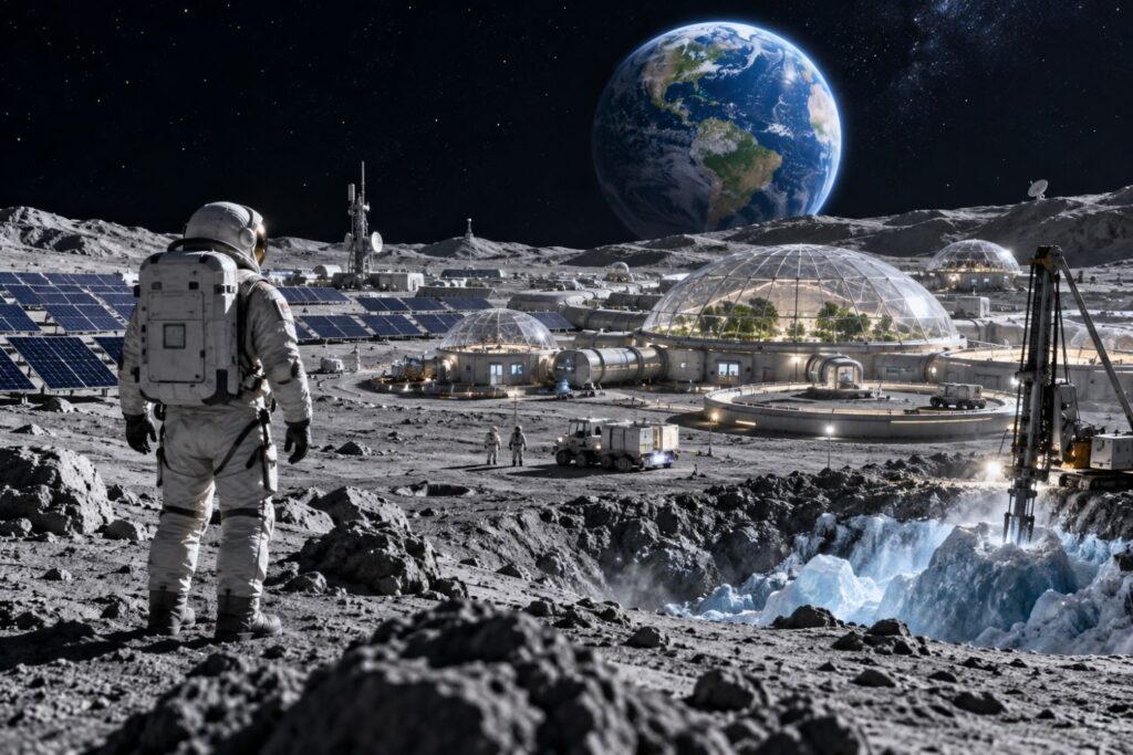 Cientistas calcularam quanto tempo uma cidade lunar sobreviveria e encontraram um enorme problema