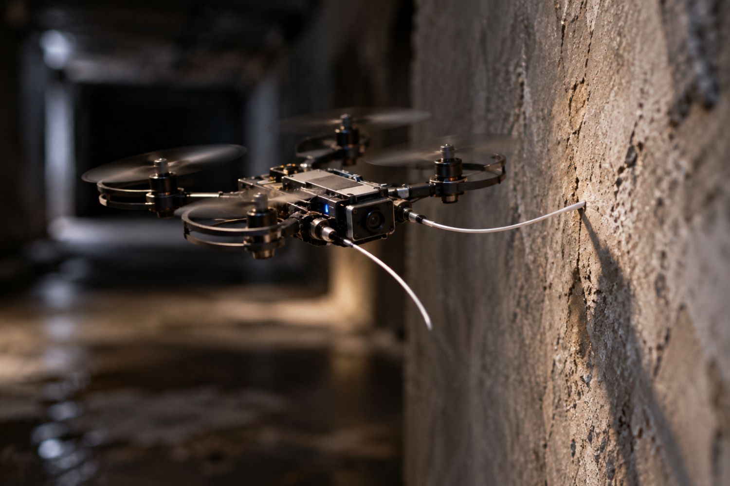 Cientistas deram “bigodes” a pequenos drones e eles agora conseguem encontrar o caminho no escuro