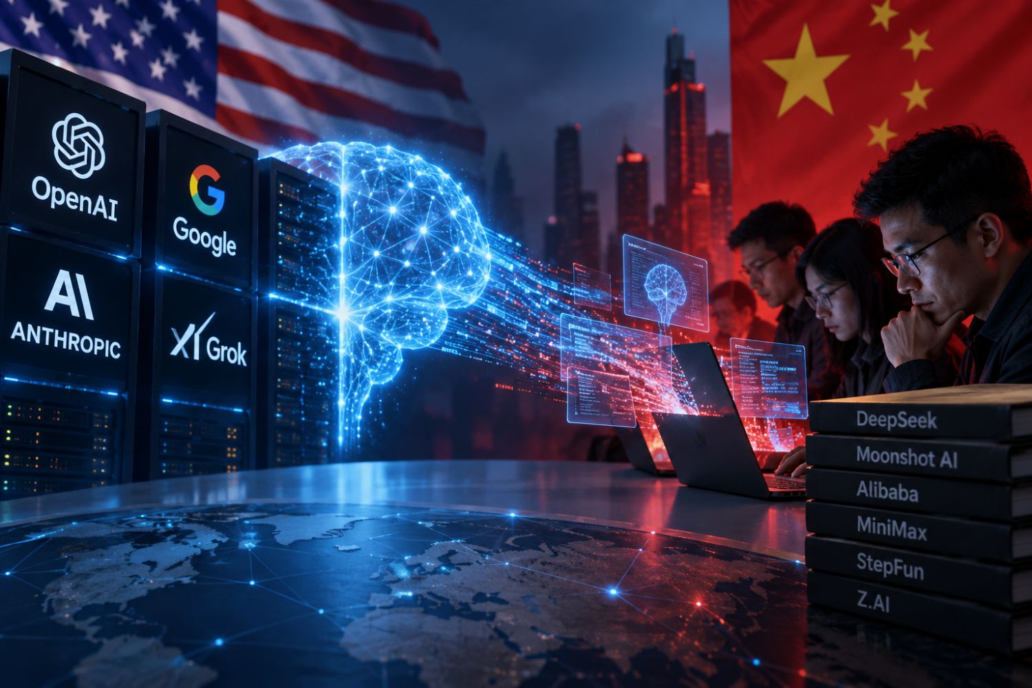 Estados Unidos diz que empresas chinesas encontraram um atalho para alcançar as IAs mais poderosas do mundo