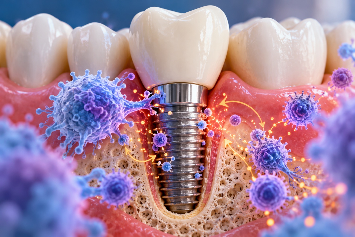 Implantes dentários podem confundir o sistema imunológico e provocar infecções difíceis de tratar, revela estudo