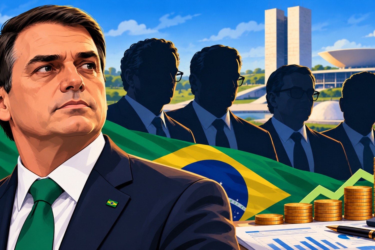 Os quatro nomes que podem comandar a economia do Brasil se Flávio Bolsonaro vencer as eleições