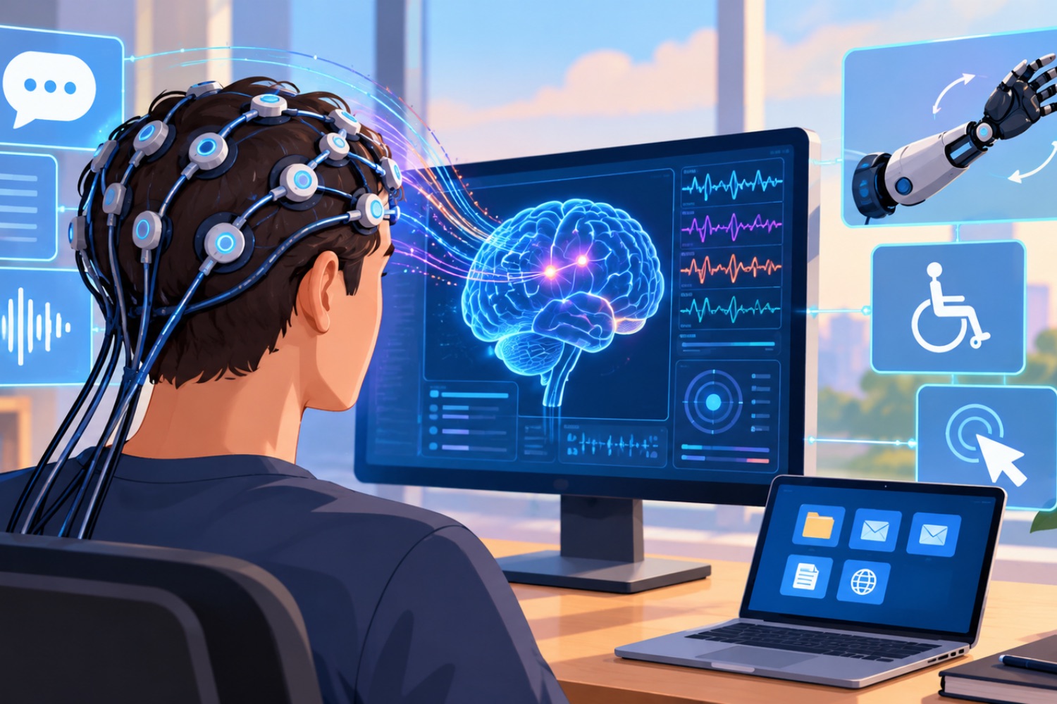 Cientistas avançam na conexão entre cérebro e computador e prometem transformar a relação com a tecnologia