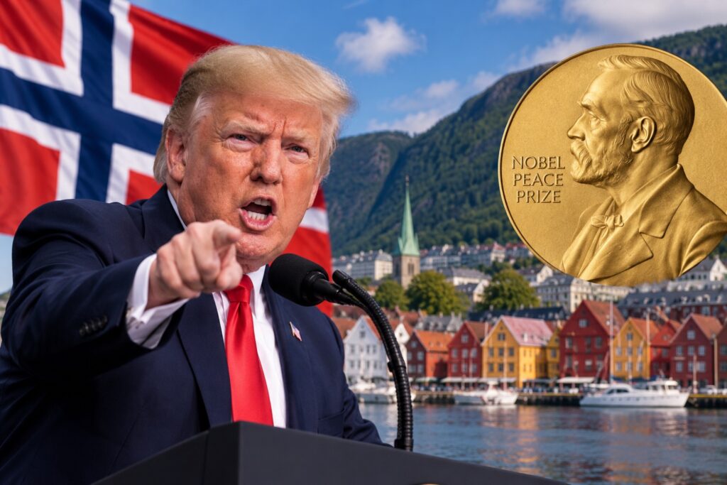 Trump chama Noruega de “país de merda” após perder Nobel da Paz e rejeita imigrantes do país