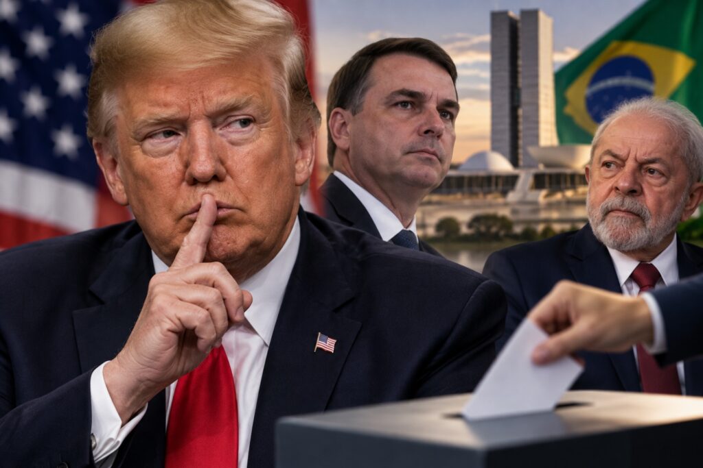 O silêncio de Trump sobre o Brasil teria sido uma estratégia calculada pela Casa Branca