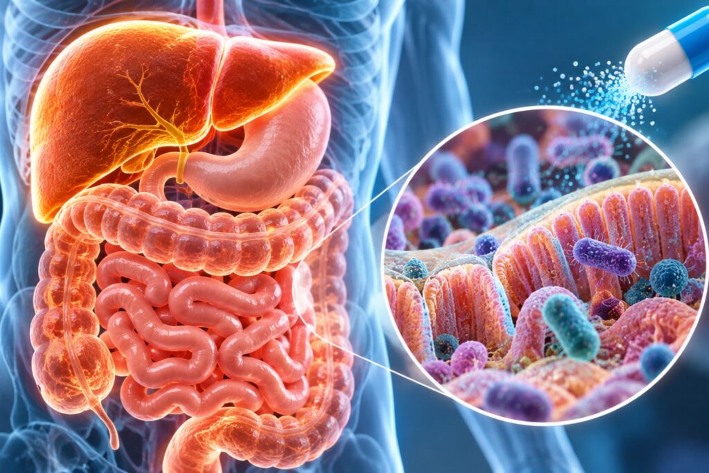 Novo medicamento consegue reverter doença grave no fígado ao tratar um problema inesperado no intestino
