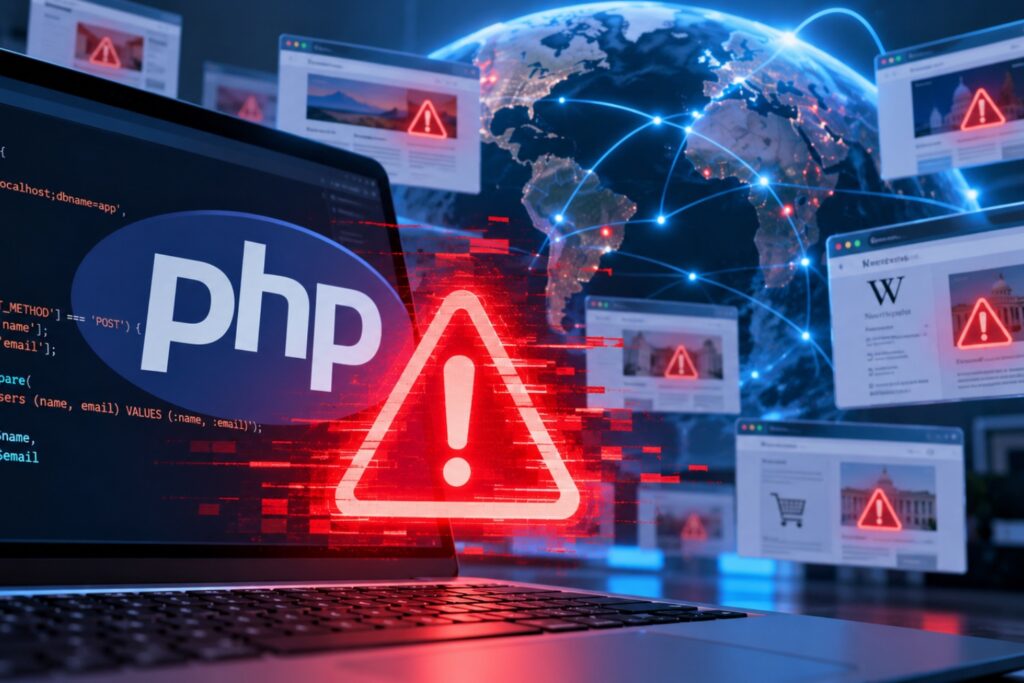 Falha crítica em linguagem usada por milhões de sites coloca a internet em alerta mundial