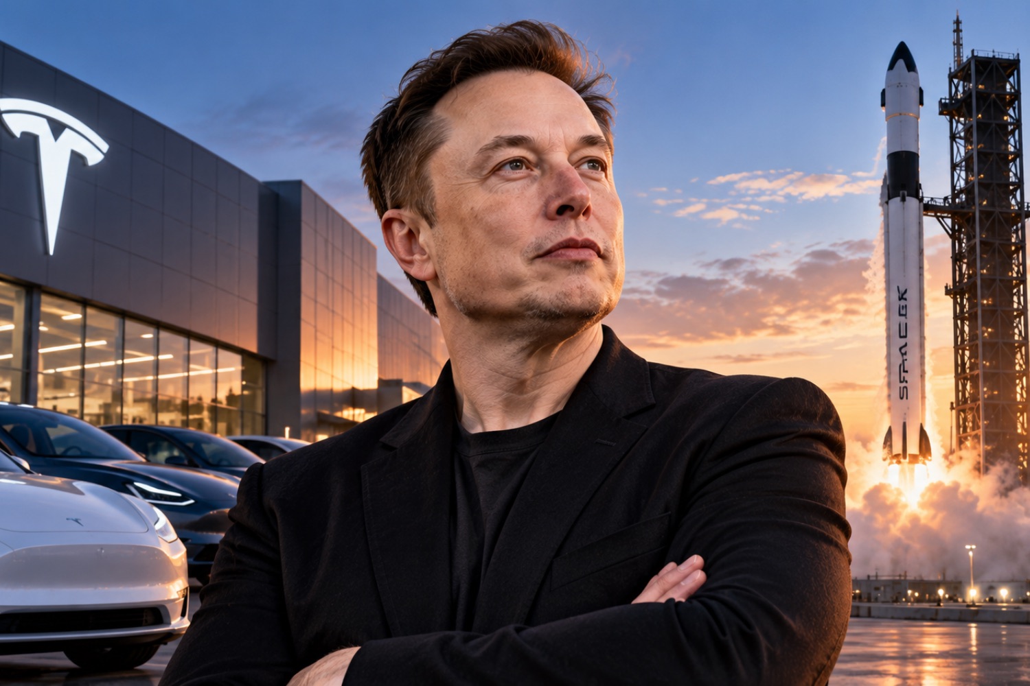 Elon Musk quer unir Tesla e SpaceX e criar uma gigante de US$ 3,5 trilhões