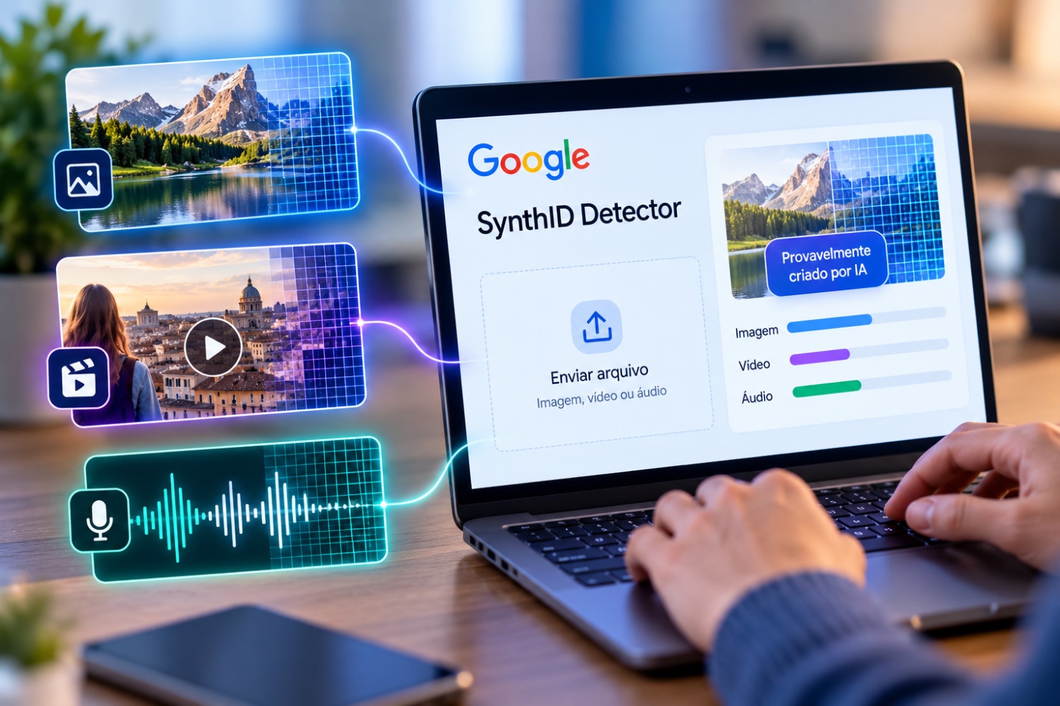Google libera ferramenta que revela se fotos, vídeos e áudios foram criados por inteligência artificial