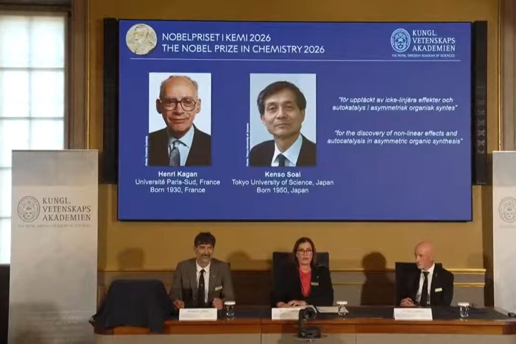 O Nobel de Química 2026 premia uma descoberta invisível presente em medicamentos e perfumes