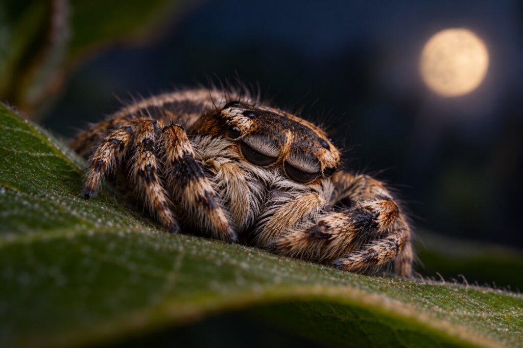 Cientistas comprovam pela primeira vez que aranhas dormem e fazem descoberta surpreendente sobre o sono