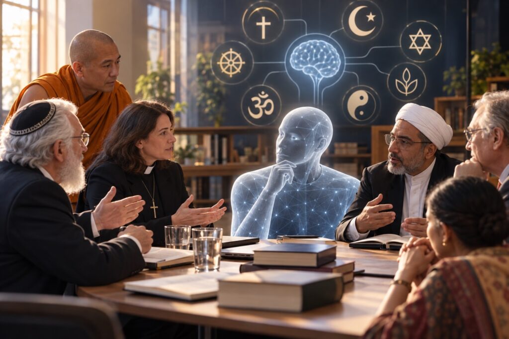 A Anthropic reuniu religiosos e especialistas em IA para discutir como ensinar uma máquina a ser “boa”