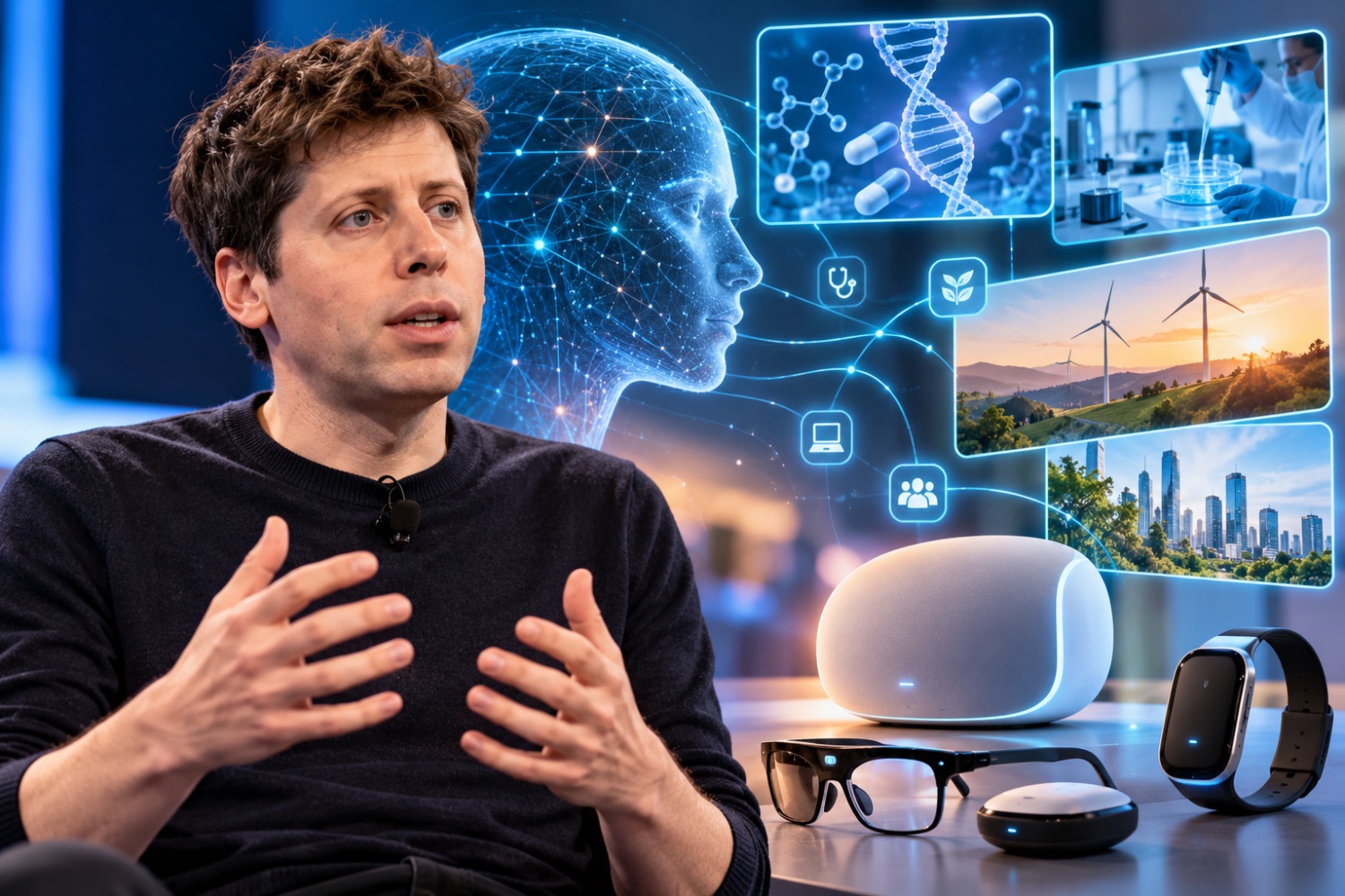 Sam Altman revela seus planos para a inteligência artificial e prepara um dispositivo que pode mudar tudo