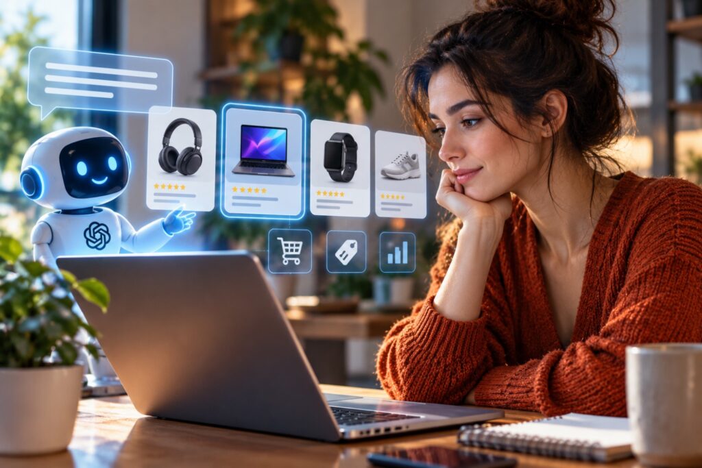 Inteligência artificial já influencia o que você compra e transforma o comércio online