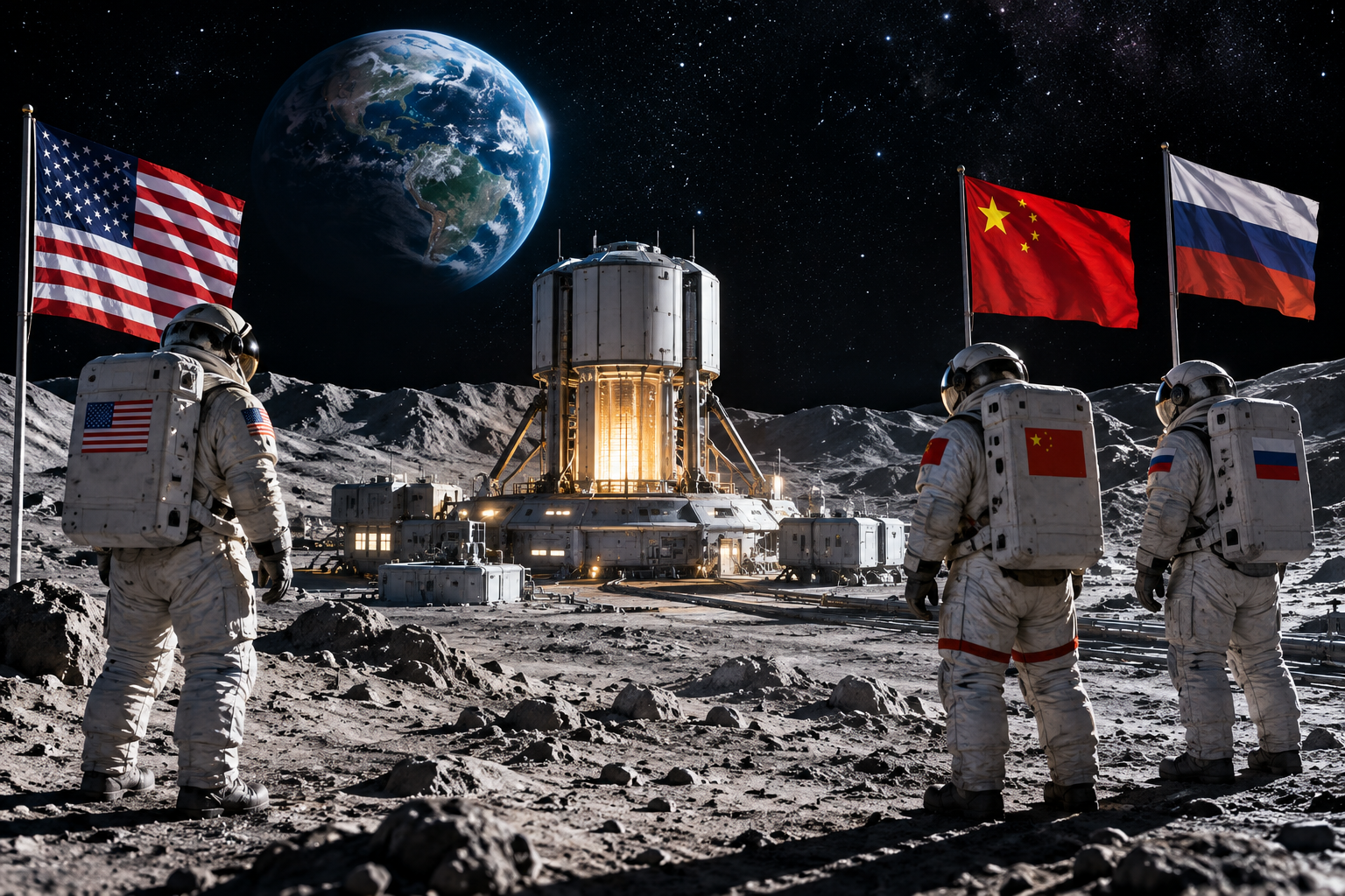 Eua, China E Rússia Entraram Em Uma Corrida Para Instalar Reatores Nucleares Na Lua