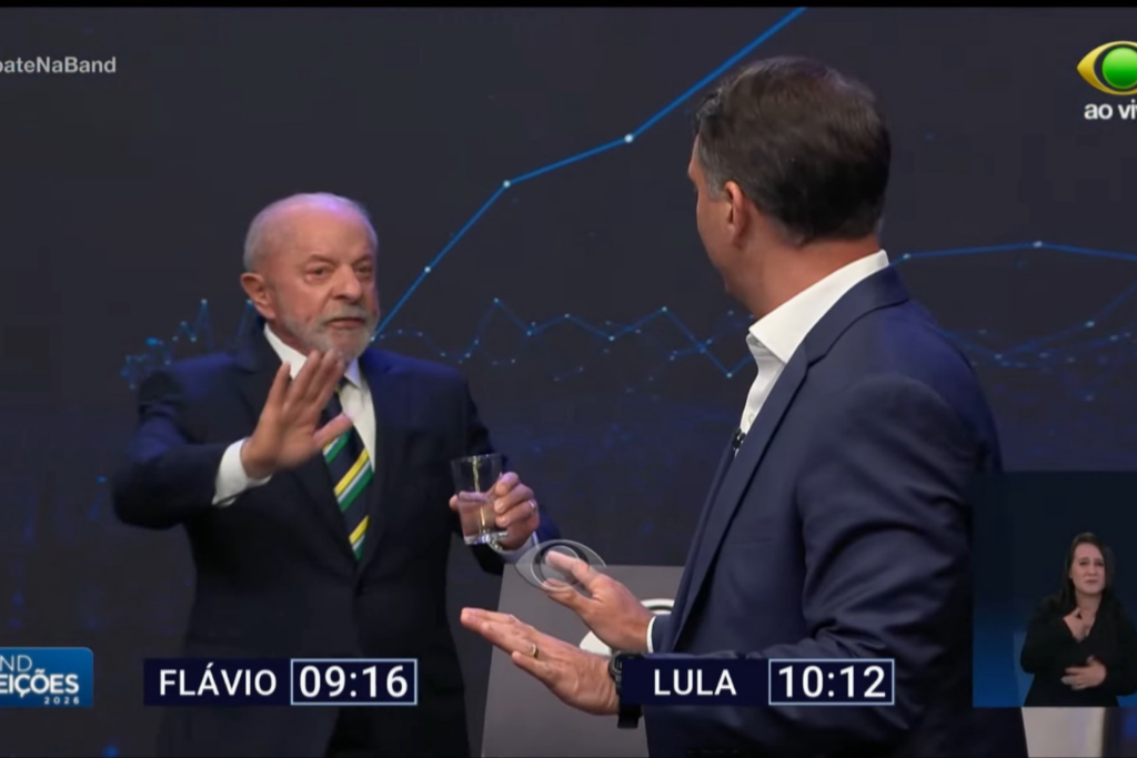 Lula E Flávio Recebem Orientação Para Mudar De Postura No Debate Final