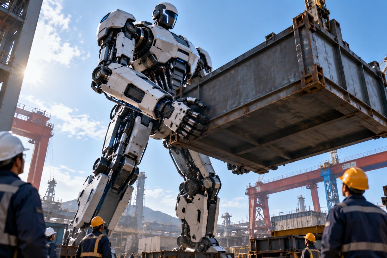 China apresenta um robô gigante que parece saído de Transformers e promete uma força impressionante