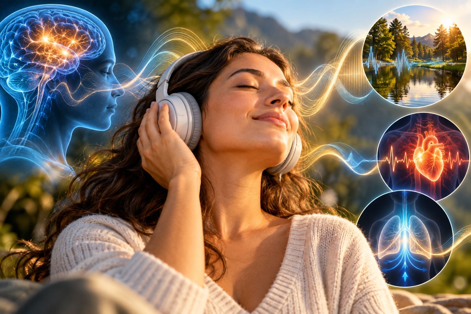 O som realmente pode reduzir o estresse? A ciência encontrou pistas que vão muito além de uma música relaxante
