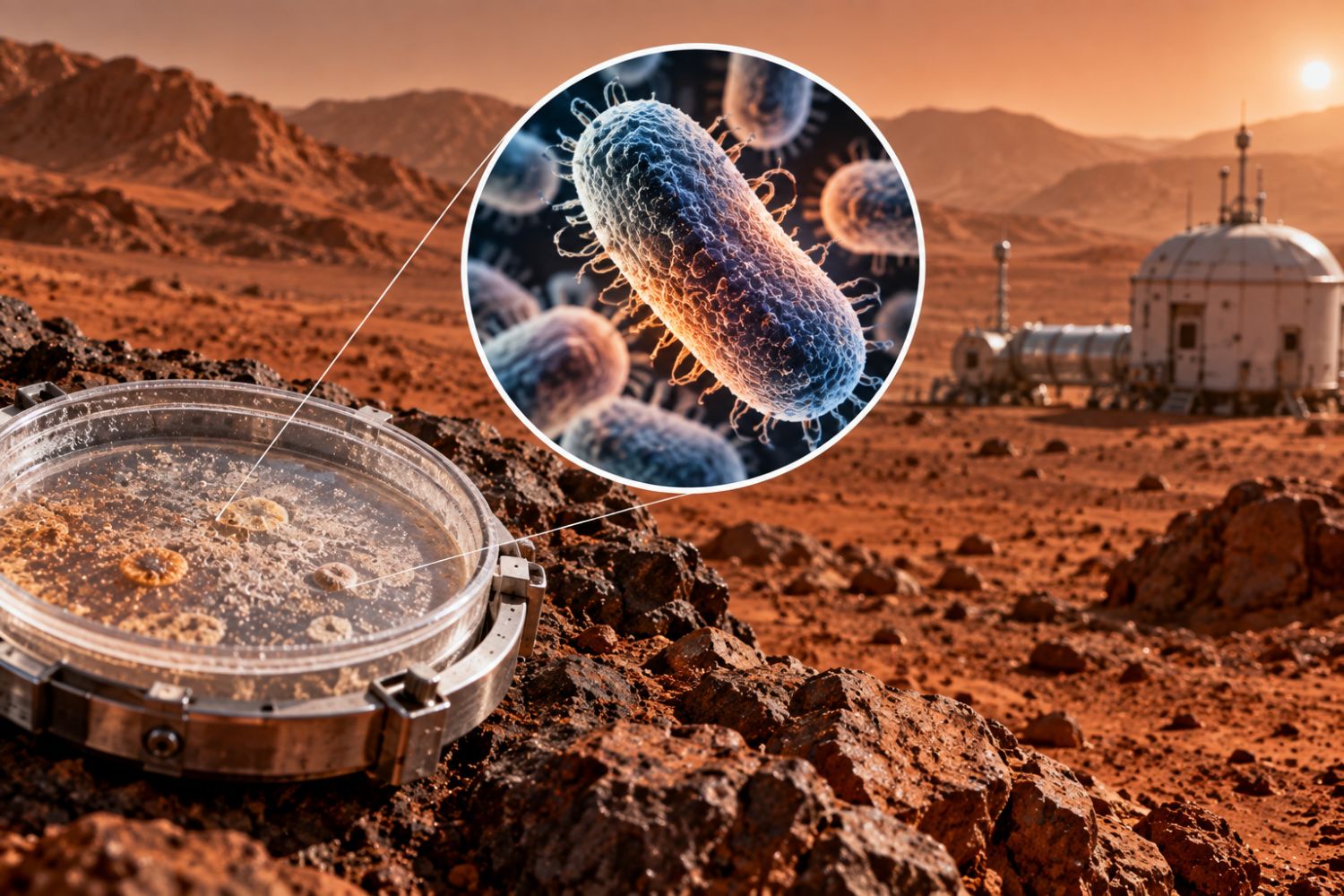 Cientistas simularam cinco dias em Marte e descobriram até onde uma bactéria consegue resistir
