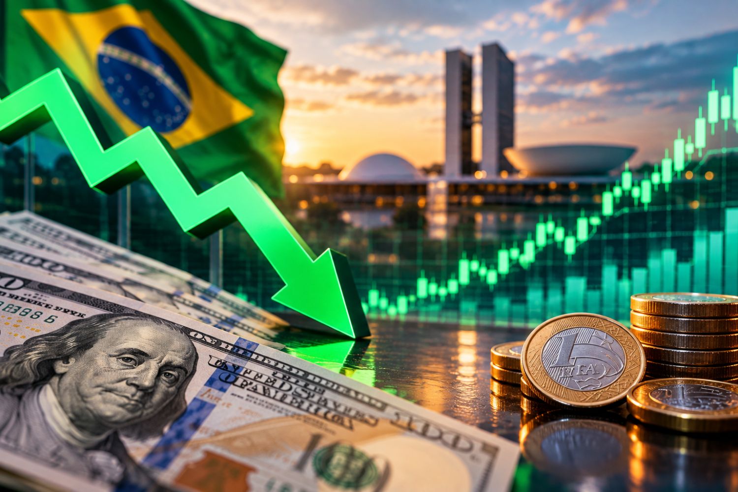 O dólar despencou abaixo de R$ 5 depois da eleição e há uma explicação para a reação do mercado