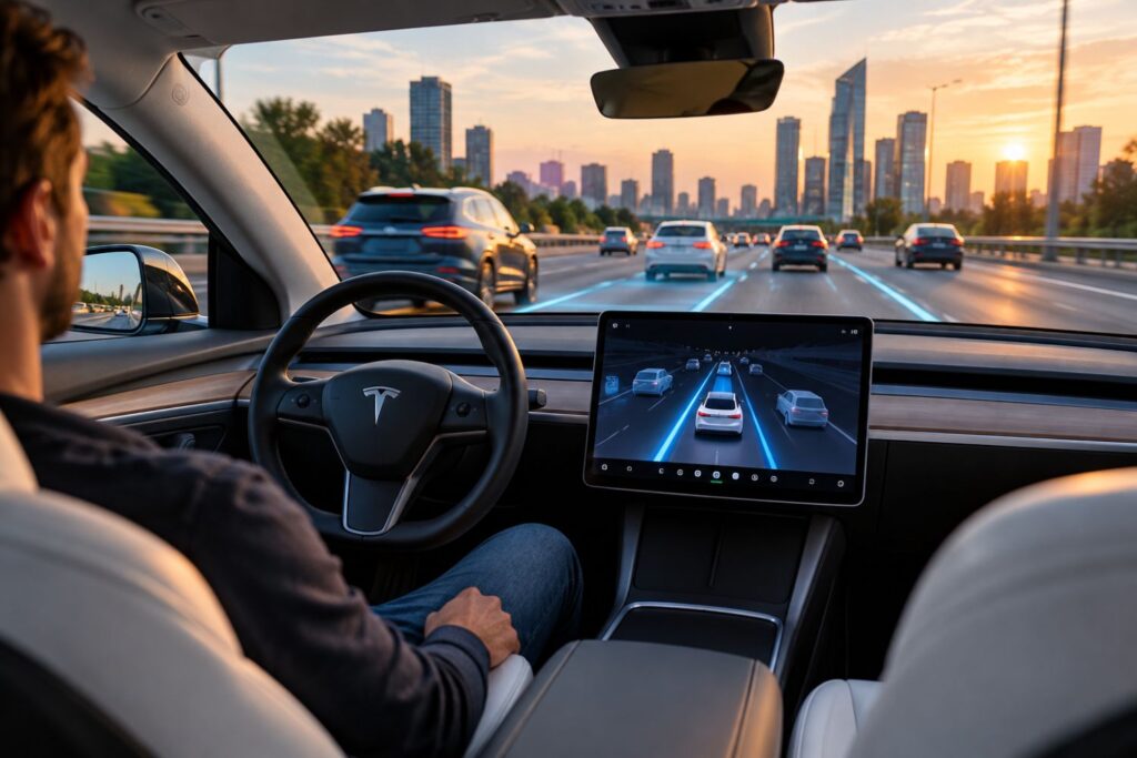 Carros que dirigem quase sozinhos: por que a Europa ainda não chegou a um acordo com a Tesla?