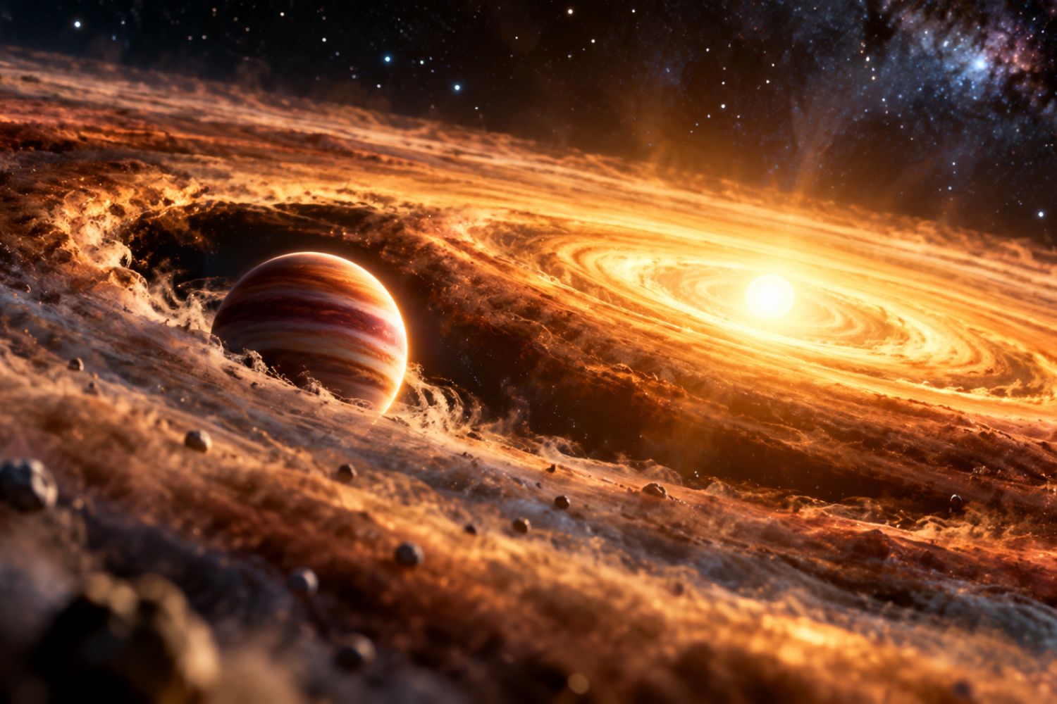 Astrônomos descobrem planeta com menos de 1 milhão de anos que desafia as teorias sobre o Universo