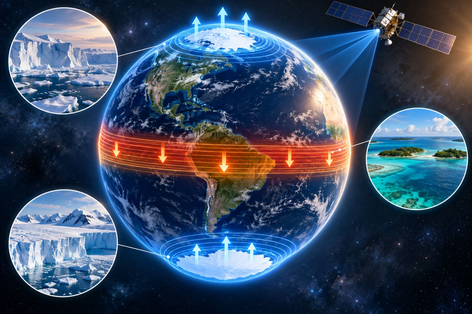 A Terra está mudando de forma e os satélites detectaram um movimento quase impossível de perceber